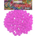 POMPONS ΡΟΖ ΧΡΩΜΑ 200 ΤΕΜAΧΙΑ ΜΕΓΕΘΟΣ 10 MM DESCRIBO * CN *