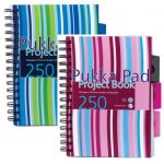 ΤΕΤΡΑΔΙΟ ΔΙΠΛΟ ΣΠΙΡΑΛ A5 3Θ. STRIPES 250ΣΕΛ. 80 GSM 2 ΧΡΩΜΑΤΑ ΑΣΟΡΤΙ PUKKA