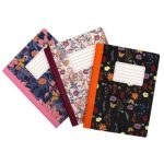 ΤΕΤΡΑΔΙΟ BLOOM 19X24,7 140ΣΕΛ. 80 GSM 3 ΑΣΟΡΤΙ FANCY ΣΧΕΔΙΑ *PUKKA