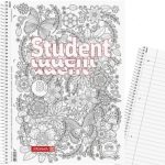 ΤΕΤΡΑΔΙΟ ΣΠΙΡΑΛ Α4 ΜΕ ΤΡΥΠΕΣ ΚΑΙ ΠΕΡΦΟΡΕ, STUDENT BUTTERFLY  ΜΕ ΣΚΛΗΡΟ ΕΞΩΦΥΛΛΟ (400GSM), 160ΣΕΛ. 90GSM BRUNNEN