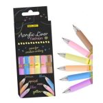 ΣΤΥΛΟ ΑΚΡΥΛΙΚΟ ΜΕ ΚΟΥΜΠΙ (ACRYLIC LINER FASHION),  6 ΑΣΟΡΤΙ ΧΡΩΜΑΤΑ, ΣΕ ΠΛΑΣΤΙΚΗ ΘΗΚΗ ONLINE