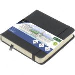 SKETCHBOOK 12 X 12CM COLD GREY 140GR, 160ΣΕΛ. ΜΕ ΛΑΣΤΙΧΟ ΚΑΙ ΣΚΛΗΡΟ ΕΞΩΦΥΛΛΟ KANGARO