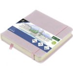 SKETCHBOOK 12 X 12CM VIOLET 140GR, 160ΣΕΛ. ΜΕ ΛΑΣΤΙΧΟ ΚΑΙ ΣΚΛΗΡΟ ΕΞΩΦΥΛΛΟ KANGARO