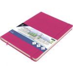 SKETCHBOOK Α4 HOT PINK 140GR, 160ΣΕΛ. ΜΕ ΛΑΣΤΙΧΟ ΚΑΙ ΣΚΛΗΡΟ ΕΞΩΦΥΛΛΟ KANGARO