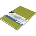 SKETCHBOOK Α4 LIME GREEN 140GR, 160ΣΕΛ. ΜΕ ΛΑΣΤΙΧΟ ΚΑΙ ΣΚΛΗΡΟ ΕΞΩΦΥΛΛΟ KANGARO