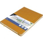 SKETCHBOOK Α4 OCHRE 140GR, 160ΣΕΛ. ΜΕ ΛΑΣΤΙΧΟ ΚΑΙ ΣΚΛΗΡΟ ΕΞΩΦΥΛΛΟ KANGARO