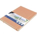 SKETCHBOOK Α4 OLD PINK 140GR, 160ΣΕΛ. ΜΕ ΛΑΣΤΙΧΟ ΚΑΙ ΣΚΛΗΡΟ ΕΞΩΦΥΛΛΟ KANGARO