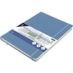 SKETCHBOOK Α4 SKY BLUE 140GR, 160ΣΕΛ. ΜΕ ΛΑΣΤΙΧΟ ΚΑΙ ΣΚΛΗΡΟ ΕΞΩΦΥΛΛΟ KANGARO