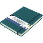 SKETCHBOOK Α5 DARK TURQUOISE 140GR, 160ΣΕΛ. ΜΕ ΛΑΣΤΙΧΟ ΚΑΙ ΣΚΛΗΡΟ ΕΞΩΦΥΛΛΟ KANGARO