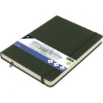 SKETCHBOOK Α5 FOREST GREEN 140GR, 160ΣΕΛ. ΜΕ ΛΑΣΤΙΧΟ ΚΑΙ ΣΚΛΗΡΟ ΕΞΩΦΥΛΛΟ KANGARO