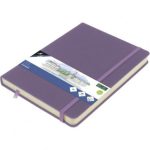 SKETCHBOOK Α5 HEATHER PURPLE 140GR, 160ΣΕΛ. ΜΕ ΛΑΣΤΙΧΟ ΚΑΙ ΣΚΛΗΡΟ ΕΞΩΦΥΛΛΟ KANGARO