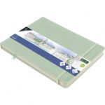 SKETCHBOOK Α5 LANDSCAPE MINT 140GR, 160ΣΕΛ. ΜΕ ΛΑΣΤΙΧΟ ΚΑΙ ΣΚΛΗΡΟ ΕΞΩΦΥΛΛΟ KANGARO