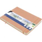 SKETCHBOOK Α5 LANDSCAPE OLD PINK 140GR, 160ΣΕΛ. ΜΕ ΛΑΣΤΙΧΟ ΚΑΙ ΣΚΛΗΡΟ ΕΞΩΦΥΛΛΟ KANGARO