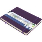 SKETCHBOOK Α5 LANDSCAPE PURPE HEART 140GR, 160ΣΕΛ. ΜΕ ΛΑΣΤΙΧΟ ΚΑΙ ΣΚΛΗΡΟ ΕΞΩΦΥΛΛΟ KANGARO