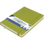 SKETCHBOOK Α5 LIME GREEN 140GR, 160ΣΕΛ. ΜΕ ΛΑΣΤΙΧΟ ΚΑΙ ΣΚΛΗΡΟ ΕΞΩΦΥΛΛΟ KANGARO