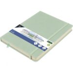 SKETCHBOOK Α5 MINT 140GR, 160ΣΕΛ. ΜΕ ΛΑΣΤΙΧΟ ΚΑΙ ΣΚΛΗΡΟ ΕΞΩΦΥΛΛΟ KANGARO