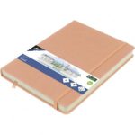 SKETCHBOOK Α5 OLD PINK 140GR, 160ΣΕΛ. ΜΕ ΛΑΣΤΙΧΟ ΚΑΙ ΣΚΛΗΡΟ ΕΞΩΦΥΛΛΟ KANGARO