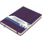 SKETCHBOOK Α5 PURPLE HEART 140GR, 160ΣΕΛ. ΜΕ ΛΑΣΤΙΧΟ ΚΑΙ ΣΚΛΗΡΟ ΕΞΩΦΥΛΛΟ KANGARO