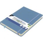 SKETCHBOOK Α5 SKY BLUE 140GR, 160ΣΕΛ. ΜΕ ΛΑΣΤΙΧΟ ΚΑΙ ΣΚΛΗΡΟ ΕΞΩΦΥΛΛΟ KANGARO