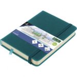 SKETCHBOOK Α6 DARK TURQUOISE 140GR, 160ΣΕΛ. ΜΕ ΛΑΣΤΙΧΟ ΚΑΙ ΣΚΛΗΡΟ ΕΞΩΦΥΛΛΟ KANGARO