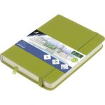 SKETCHBOOK Α6 LIME GREEN 140GR, 160ΣΕΛ. ΜΕ ΛΑΣΤΙΧΟ ΚΑΙ ΣΚΛΗΡΟ ΕΞΩΦΥΛΛΟ KANGARO