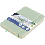 SKETCHBOOK Α6 MINT 140GR, 160ΣΕΛ. ΜΕ ΛΑΣΤΙΧΟ ΚΑΙ ΣΚΛΗΡΟ ΕΞΩΦΥΛΛΟ KANGARO