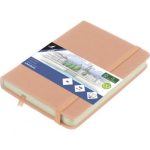 SKETCHBOOK Α6 OLD PINK 140GR, 160ΣΕΛ. ΜΕ ΛΑΣΤΙΧΟ ΚΑΙ ΣΚΛΗΡΟ ΕΞΩΦΥΛΛΟ KANGARO
