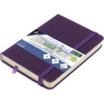 SKETCHBOOK Α6 PURPLE HEART 140GR, 160ΣΕΛ. ΜΕ ΛΑΣΤΙΧΟ ΚΑΙ ΣΚΛΗΡΟ ΕΞΩΦΥΛΛΟ KANGARO