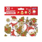 ΑΦΡΩΔΗ ΑΥΤΟΚΟΛΛΗΤΑ SMOOTHY CHRISTMAS 30 ΤΕΜΑΧΙΩΝ 15Χ8CM 290000