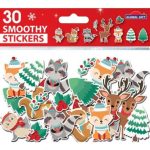 ΑΦΡΩΔΗ ΑΥΤΟΚΟΛΛΗΤΑ SMOOTHY CHRISTMAS 30 ΤΕΜΑΧΙΩΝ 15Χ8CM 290016 GLOBAL GIFT