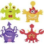 ANTISTRESS ΜΠΑΛΕΣ MONSTER, 80 X 80ΜΜ, 4 ΑΣΟΡΤΙ ΣΧΕΔΙΑ ΚΑΙ ΧΡΩΜΑΤΑ ΣΤΑΝΤ 12 ΤΕΜΑΧΙΩΝ BRUNNEN