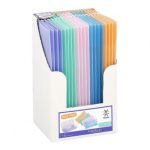 ΝΤΟΣΙΕ ΜΕ ΛΑΣΤΙΧΟ PP 12X23.5 CM PROPYSOFT KΟΥΤΙ 20 ΤΕΜΑΧΙΩΝ 5 ΑΣΟΡΤΙ ΠΑΣΤΕΛ ΧΡΩΜΑΤΑ VIQUEL