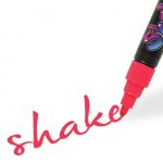 ΜΑΡΚΑΔΟΡΟΙ SHAKE MEDIUM RED (ΚΟΚΚΙΝΟ) ΚΟΥΤΙ 6 ΤΕΜΑΧΙΩΝ GRAPH IT OZ