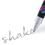 ΜΑΡΚΑΔΟΡΟΙ SHAKE MEDIUM SILVER (ΑΣΗΜΙ) ΚΟΥΤΙ 6 ΤΕΜΑΧΙΩΝ GRAPH IT OZ