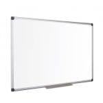 ΠΙΝΑΚΑΣ ΛΕΥΚΟΣ ΜΕΛΑΜΙΝΗΣ 100 X 200 CM ΑΛΟΥΜΙΝΕΝΙΑ ΚΟΡΝΙΖΑ DESCRIBO