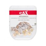 ΠΙΝΕΖΕΣ ΧΡΩΜΑ ΑΣΠΡΟ ΣΕ BLISTER 80 ΤΕΜΑΧΙΩΝ SAX *CN*
