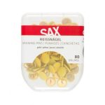 ΠΙΝΕΖΕΣ ΧΡΩΜΑ ΚΙΤΡΙΝΟ ΣΕ BLISTER 80 ΤΕΜΑΧΙΩΝ SAX