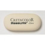 ΓΟΜΑ ΛΕΥΚΗ ΟΒΑΛ MONOLITH (50 X 25MM)  ΚΟΥΤΙ 30 ΤΕΜΑΧΙΩΝ CRETACOLOR
