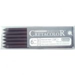 ΜΥΤΕΣ ΚΑΡΒΟΥΝΟ 5,6ΜΜ, 1 SOFT, 120ΜΜ ΚΟΥΤΙ 6 ΤΕΜΑΧΙΩΝ CRETACOLOR