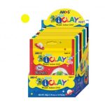 ΠΗΛΟΣ *EXTRA ΜΑΛΑΚΟΣ ΚΙΤΡΙΝΟΣ Ι CLAY 50GR ΚΟΥΤΙ 12 ΤΕΜΑΧΙΩΝ AMOS * KR *