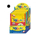 ΠΗΛΟΣ *EXTRA ΜΑΛΑΚΟΣ ΜΑΥΡΟΣ Ι CLAY 50GR ΚΟΥΤΙ 12 ΤΕΜΑΧΙΩΝ AMOS * KR *