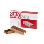 ΣΥΡΜΑΤΑ ΣΥΡΡΑΠΤΙΚΟΥ Νο 24 6 COPPER ΚΟΥΤΙ 1000ΤΜΧ SAX *CN*